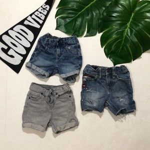 Baby Boy Jean Shorts bundle, 12-18 mo